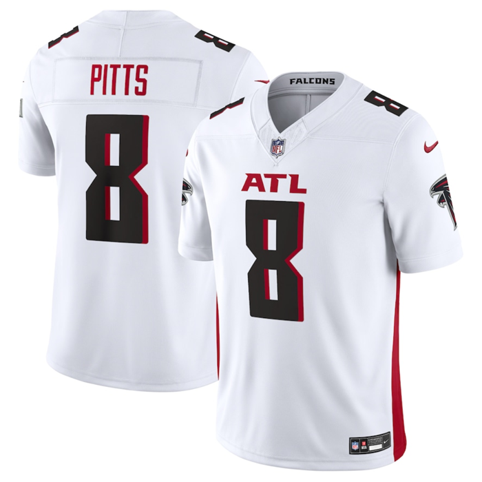 Atlanta Falcons #8 Kyle Pitts White 2023 F.U.S.E. Vapor Untouchable Limited Stitched Football Jersey